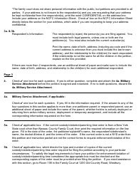 Instructions for an Enforcement/Violation of an Order of Custody/Visitation Petition - Nassau County, New York, Page 3