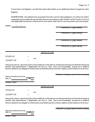 Instructions for an Enforcement/Violation of an Order of Custody/Visitation Petition - Nassau County, New York, Page 9