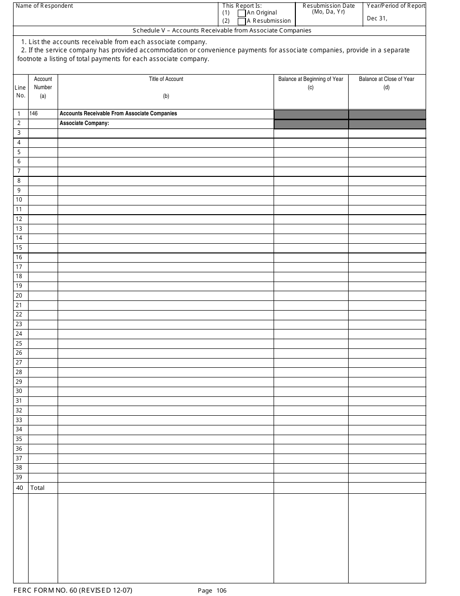 FERC Form 60 Annual Report for Service Companies, Page 11