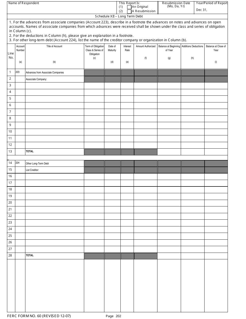 FERC Form 60 Annual Report for Service Companies, Page 18