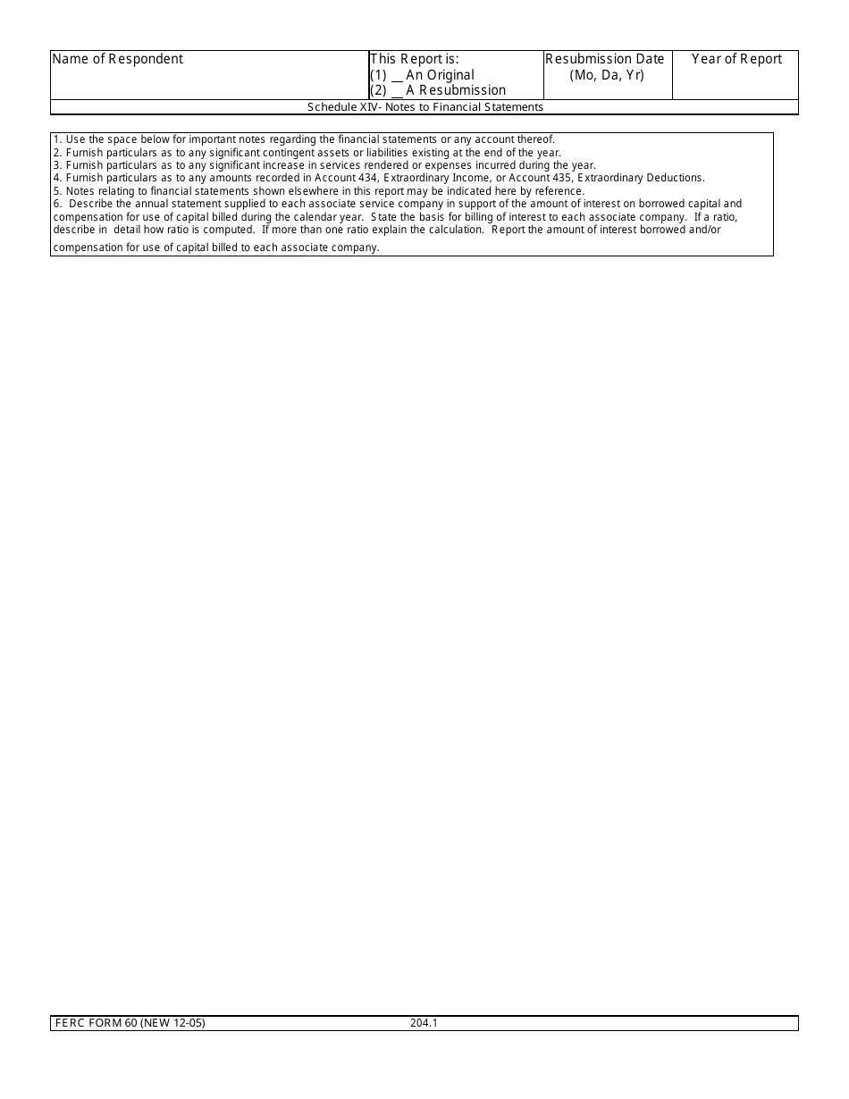 FERC Form 60 Annual Report for Service Companies, Page 20