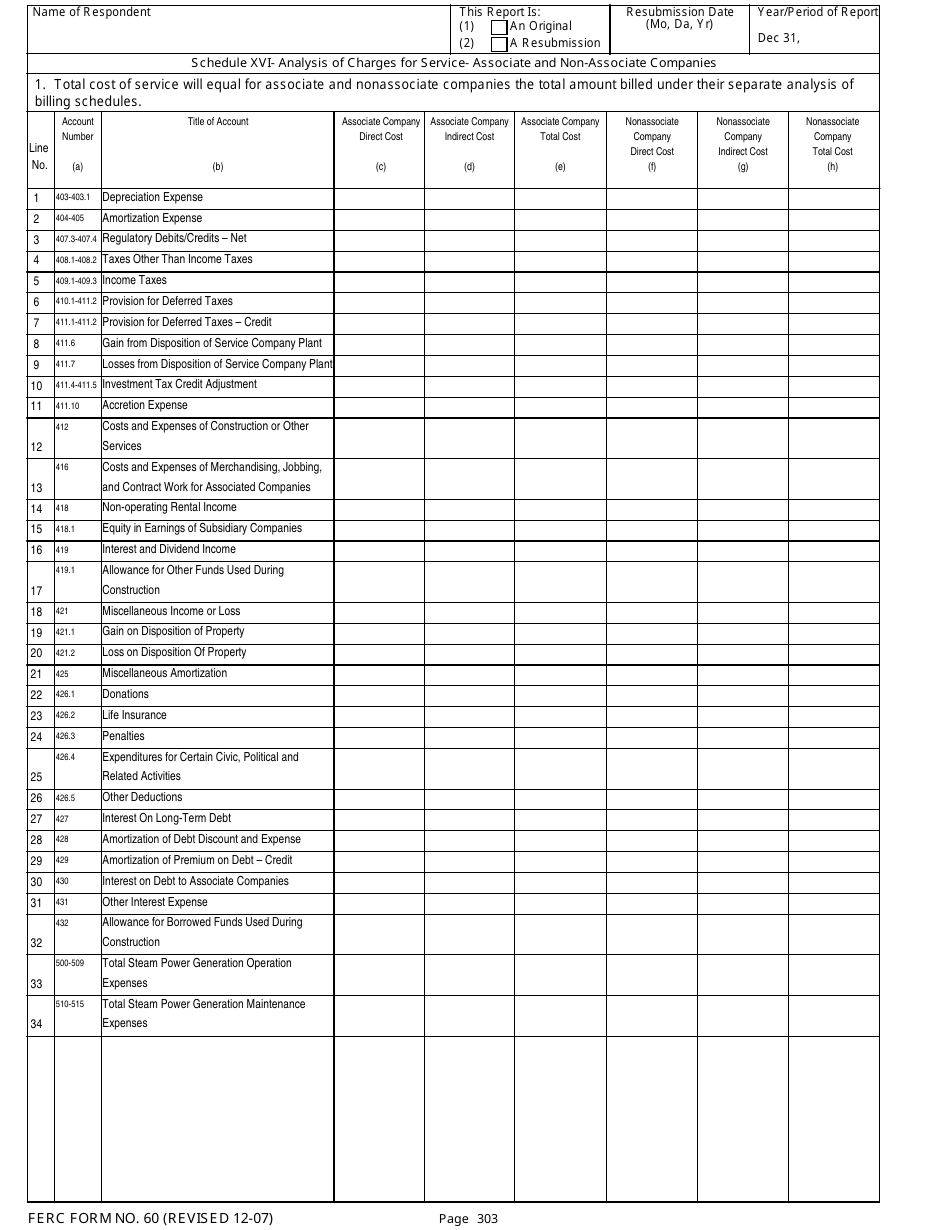 FERC Form 60 Annual Report for Service Companies, Page 23
