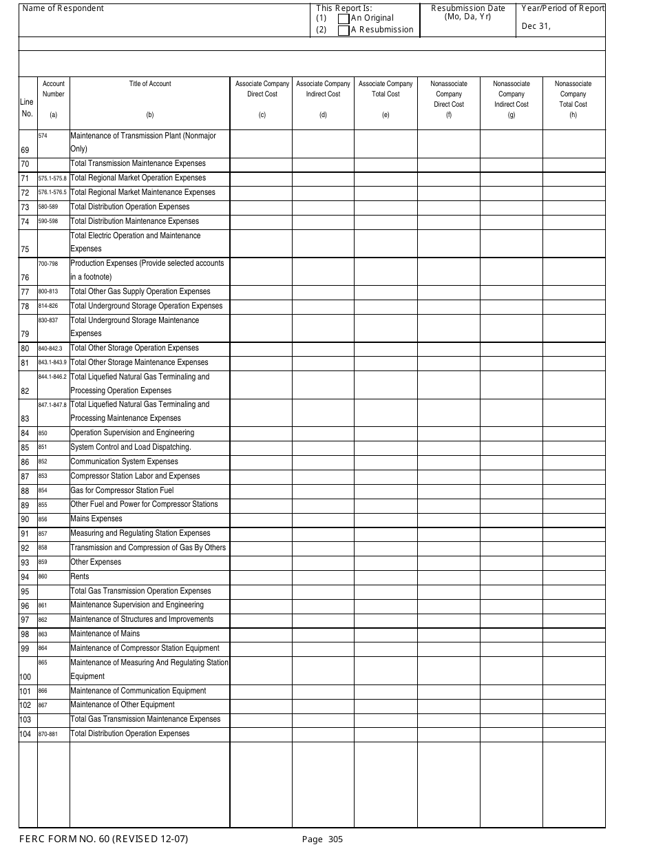 FERC Form 60 Annual Report for Service Companies, Page 25