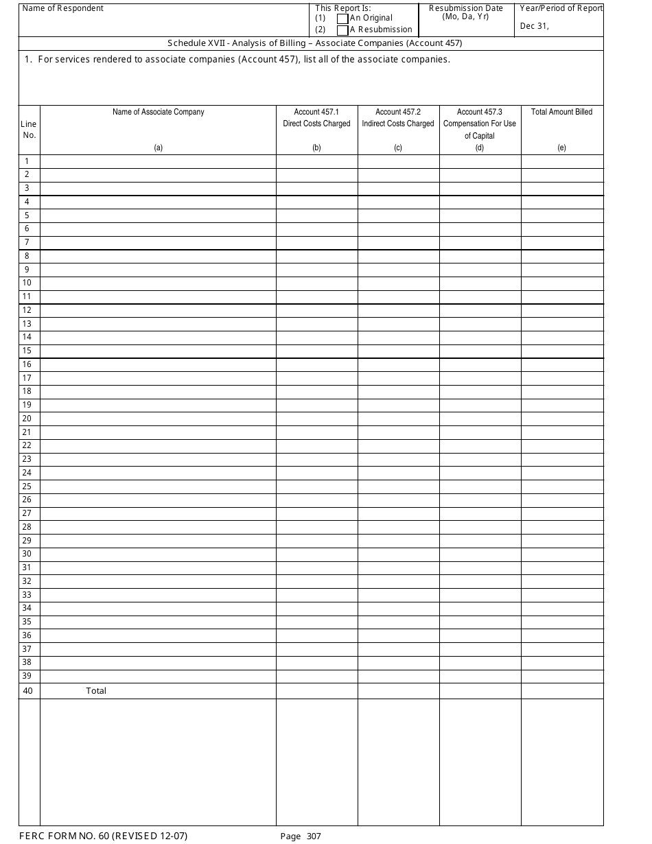 FERC Form 60 Annual Report for Service Companies, Page 31