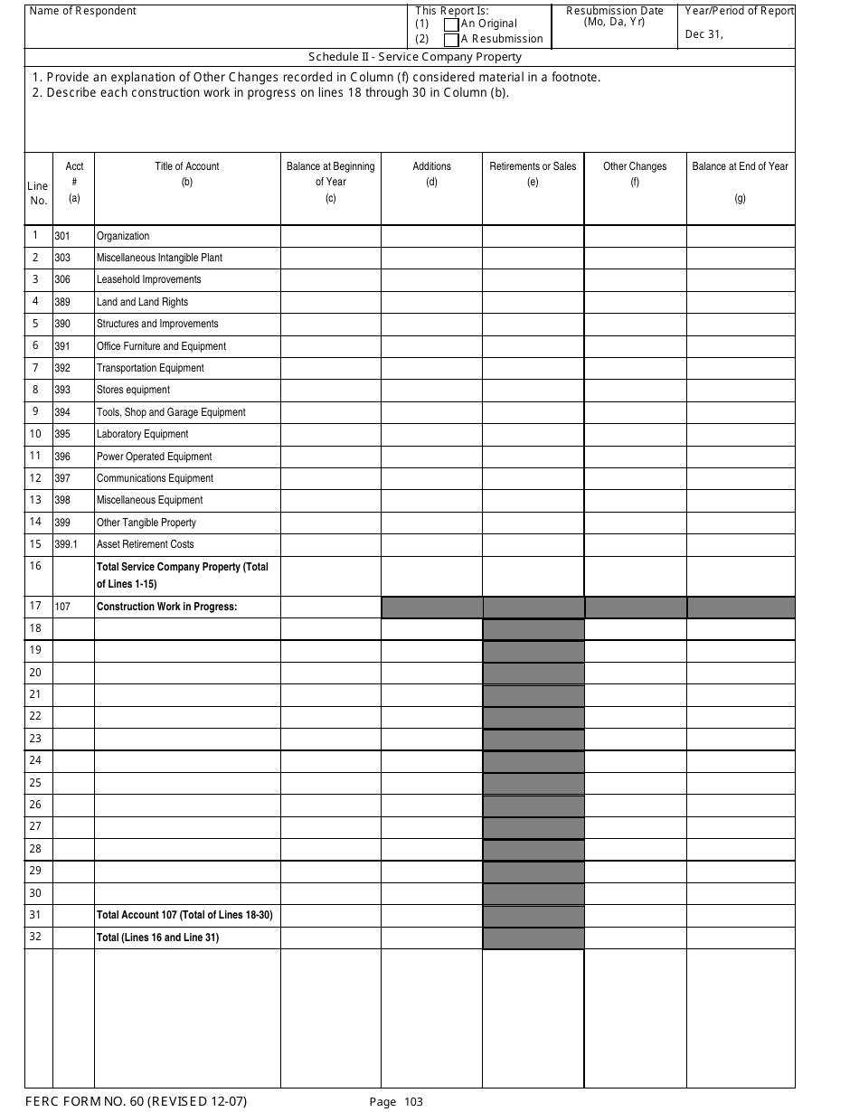 FERC Form 60 Annual Report for Service Companies, Page 8