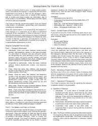 Form A-222 Power of Attorney - Wisconsin, Page 2