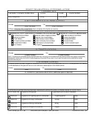 Document preview: CAP Form 2A Request for and Approval of Personnel Actions
