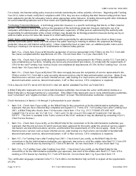 Instructions for FCC Form 486 Schools and Libraries Universal Service Receipt of Service Confirmation and Children&#039;s Internet Protection Act and Technology Plan Certification, Page 12