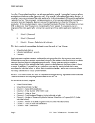 Instructions for FCC Form 471 Schools and Libraries Universal Service. Services Ordered and Certification Form, Page 9