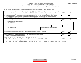 FCC Form 312 Application for Satellite Space and Earth Station Authorizations, Page 10