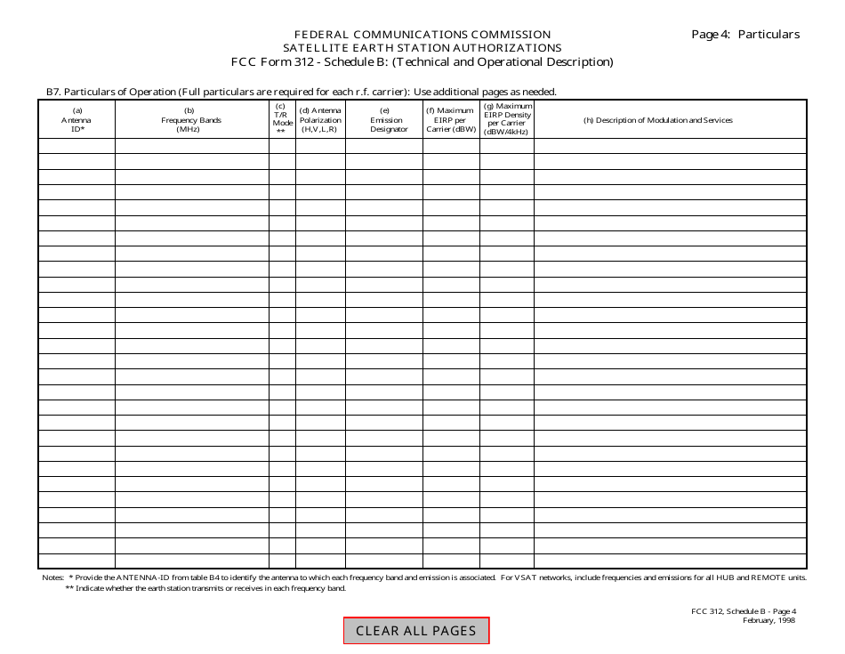 FCC Form 312 - Fill Out, Sign Online and Download Fillable PDF ...