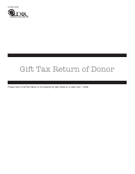 Form R-3302 (LA709) Gift Tax Return of Donor - Louisiana