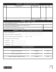 Form R-3302 (LA709) Gift Tax Return of Donor - Louisiana, Page 3