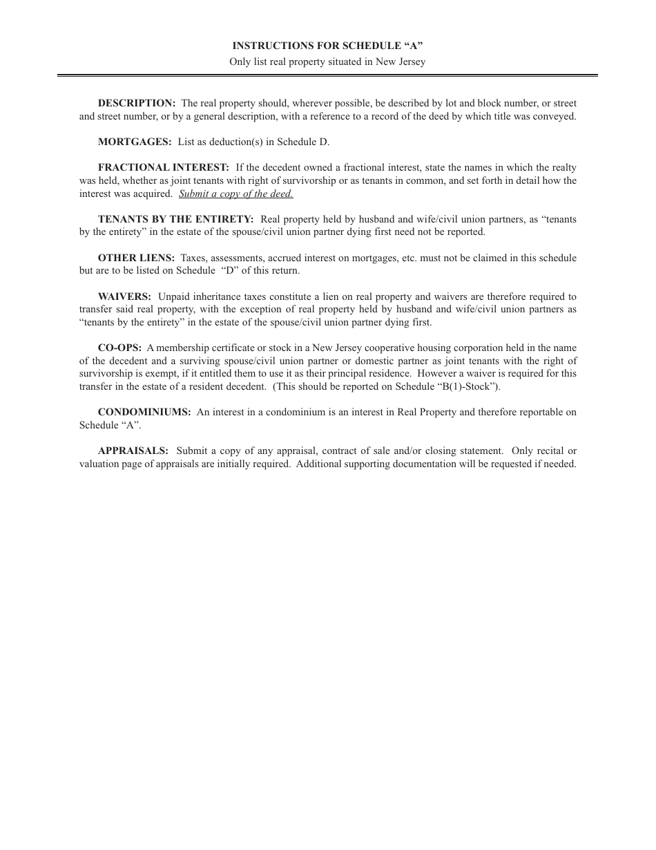Form IT-R Inheritance Tax Resident Return - New Jersey, Page 14