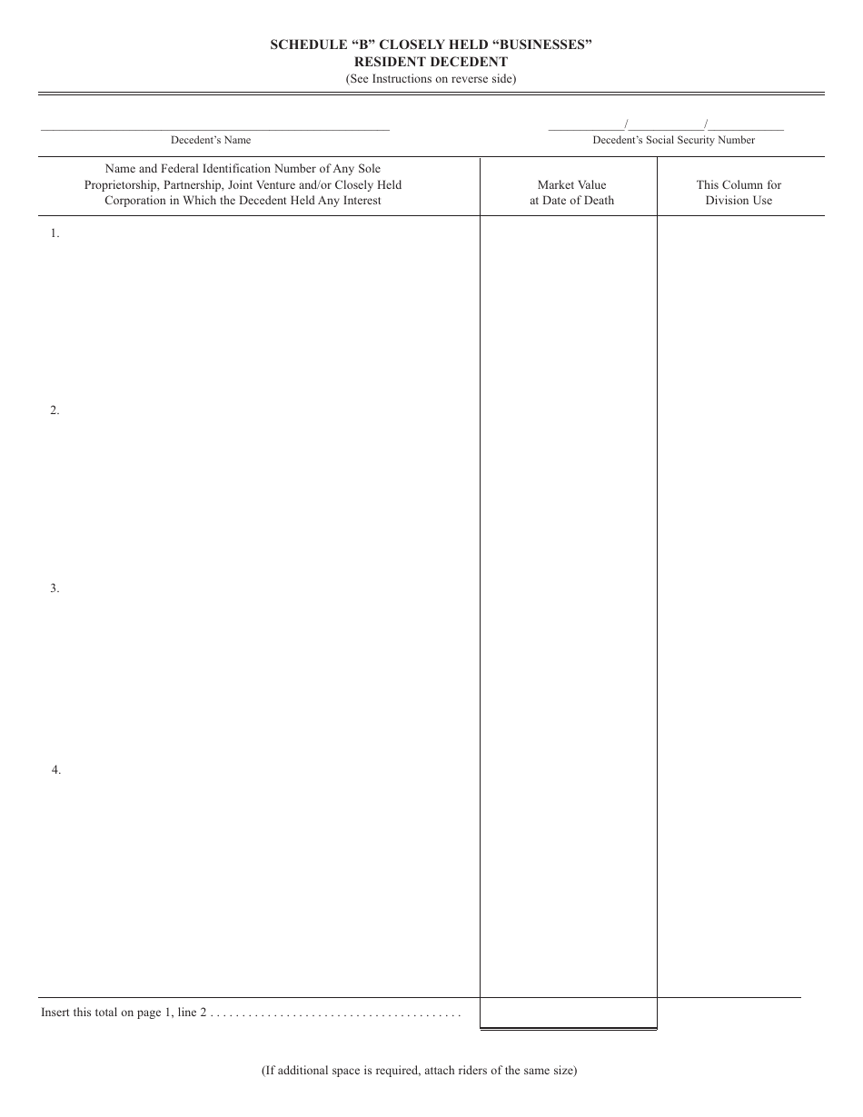 Form IT-R Inheritance Tax Resident Return - New Jersey, Page 15