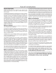 Form ST-12 Exempt Use Certificate - Massachusetts, Page 2