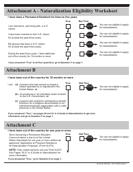 USCIS Form M-480 Naturalization Eligibility Worksheet, Page 4