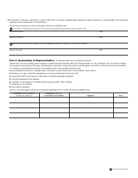Form M-2848 &quot;Power of Attorney and Declaration of Representative&quot; - Massachusetts, Page 2