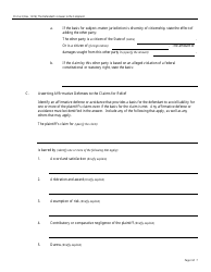 Form Pro Se3 The Defendant&#039;s Answer to the Complaint, Page 3