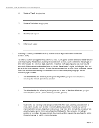 Form Pro Se3 The Defendant&#039;s Answer to the Complaint, Page 5