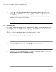 Form Pro Se15 Complaint for Violation of Civil Rights - Non-prisoner Complaint, Page 4