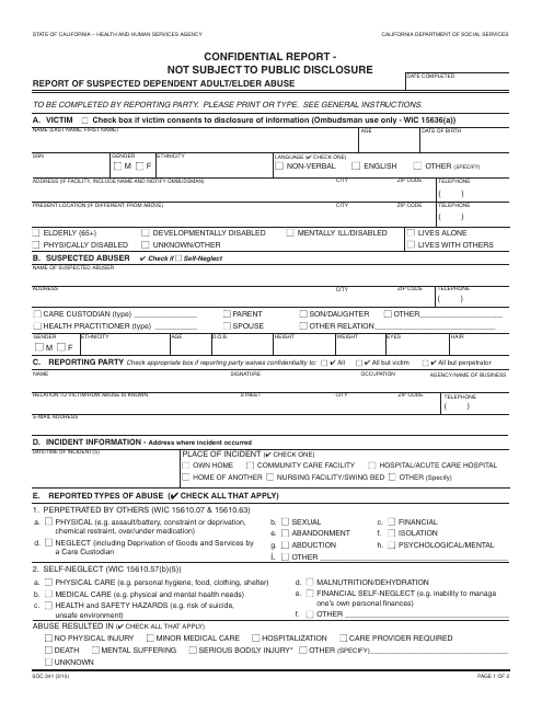 Soc 341 Printable Form Printable Forms Free Online