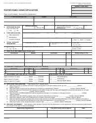 Document preview: Form LIC283 Foster Family Home Application - California