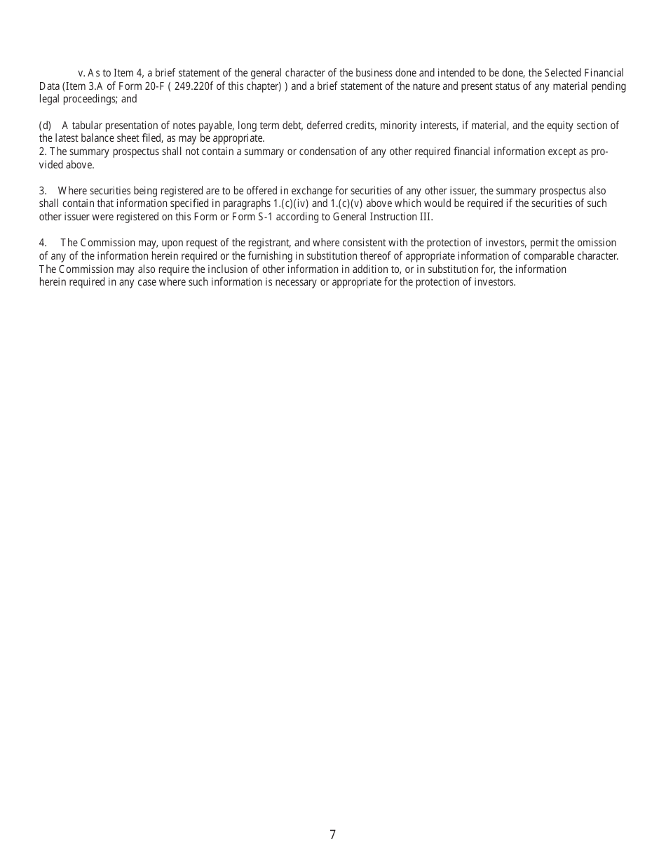 SEC Form 1981 (F-1) Registration Statement Under the Securities Act of 1933, Page 7