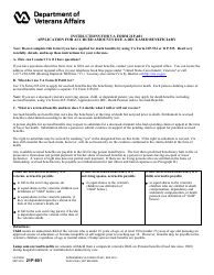 VA Form 21P-601 Application for Accrued Amounts Due a Deceased Beneficiary