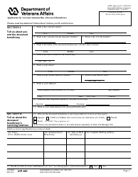 VA Form 21P-601 Application for Accrued Amounts Due a Deceased Beneficiary, Page 3