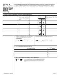 VA Form 21P-601 Application for Accrued Amounts Due a Deceased Beneficiary, Page 4