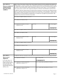 VA Form 21P-601 Application for Accrued Amounts Due a Deceased Beneficiary, Page 5