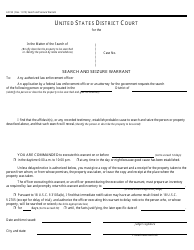 Form AO93 &quot;Search and Seizure Warrant&quot;