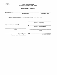 Form NLRB601 Withdrawal Request, Page 2