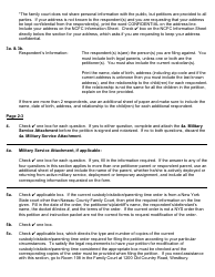 Form 40 Petition for Modification of an Order of Custody/Visitation - Nassau County, New York, Page 3