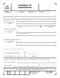 FEC Form 1 Statement of Organization
