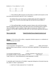 Form B2400A/B ALT &quot;Reaffirmation Agreement&quot;, Page 3