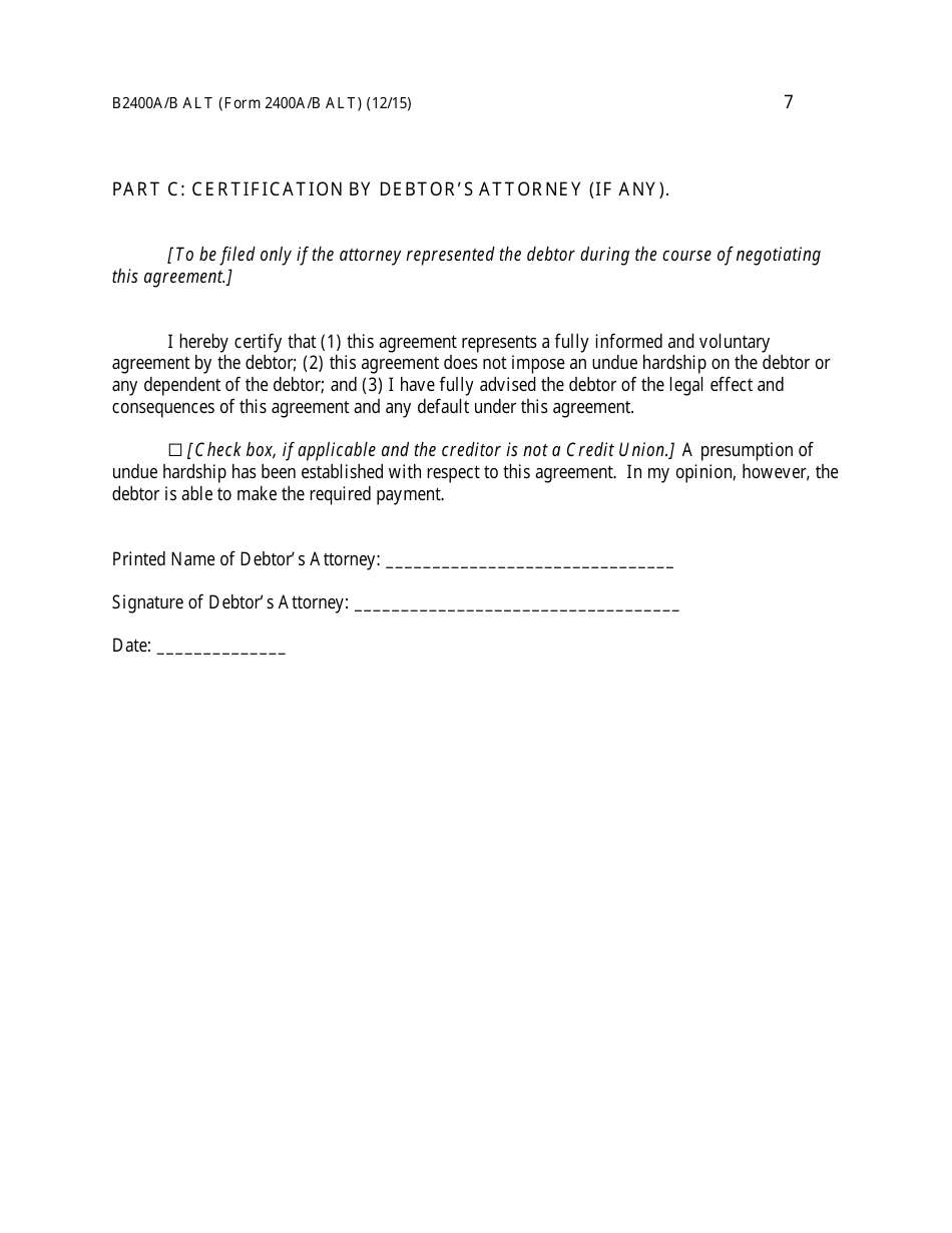 Form B2400ab Alt Fill Out Sign Online And Download Printable Pdf Templateroller 7612