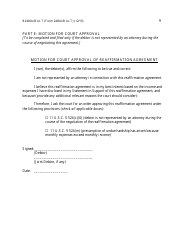 Form B2400A/B ALT &quot;Reaffirmation Agreement&quot;, Page 9