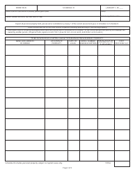 Form 103-N Schedule 1 Information Return of Not Owned Personal Property - Indiana, Page 2