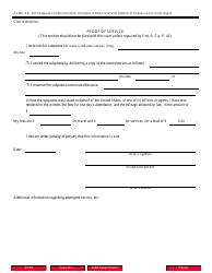Form AO88B Subpoena to Produce Documents, Information, or Objects or to Permit Inspection of Premises in a Civil Action, Page 2