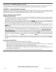 Form SAWS1 &quot;Initial Application for CalFresh, Cash Aid, and/or Medi-Cal/Health Care Programs&quot; - California, Page 6