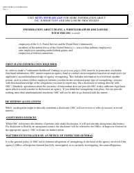 Form OSC-12 Disclosure of Information, Page 2