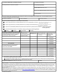 VA Form 29-0188 Application for Supplemental Service-Disabled Veterans Insurance (Srh), Page 2