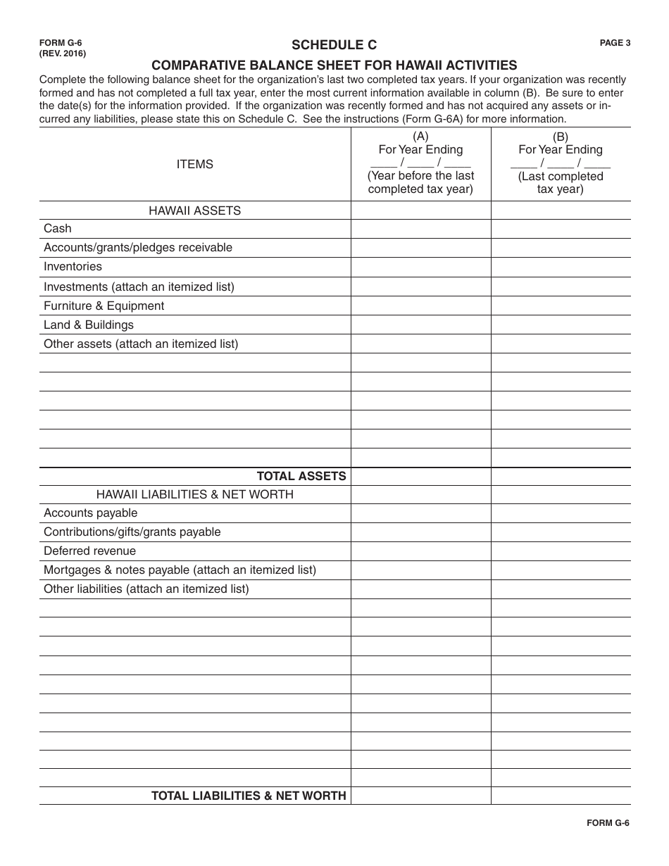 Form G6 Download Fillable PDF or Fill Online Application for Exemption