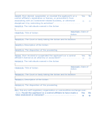 SEC Form 1528 (TA-1) Uniform Form for Registration as a Transfer Agent and for Amendment to Registration Pursuant to Section 17a of the Securities Exchange Act of 1934, Page 11