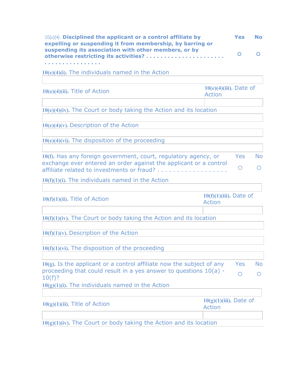 SEC Form 1528 (TA-1) Uniform Form for Registration as a Transfer Agent and for Amendment to Registration Pursuant to Section 17a of the Securities Exchange Act of 1934, Page 13