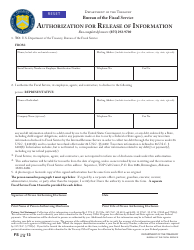 FS Form 13 Authorization for Release of Information