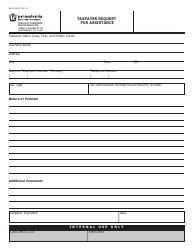 Document preview: Form REV-556 EO Taxpayer Request for Assistance - Pennsylvania
