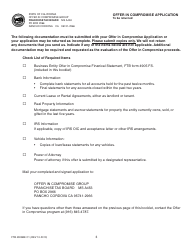 Form FTB4905BE Offer in Compromise for Business Entities Booklet - California, Page 3